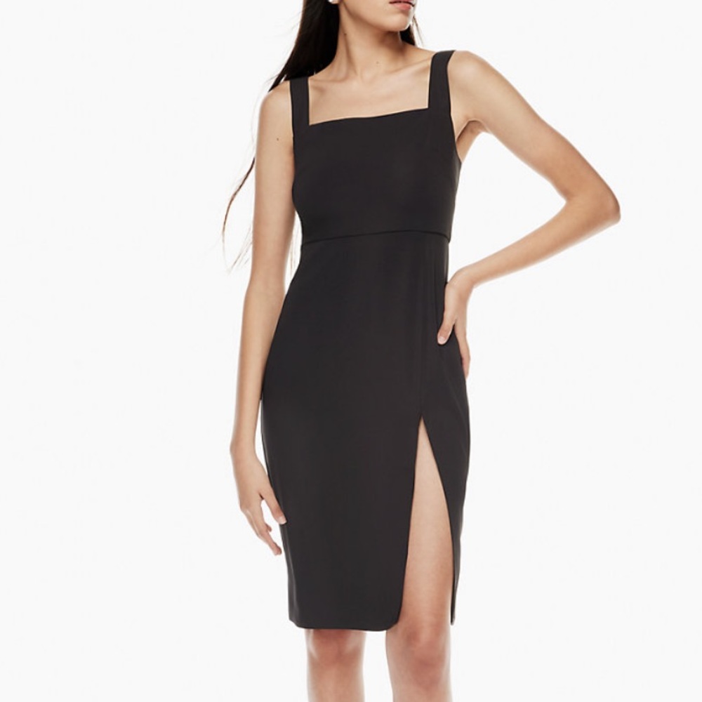 black aritzia dress